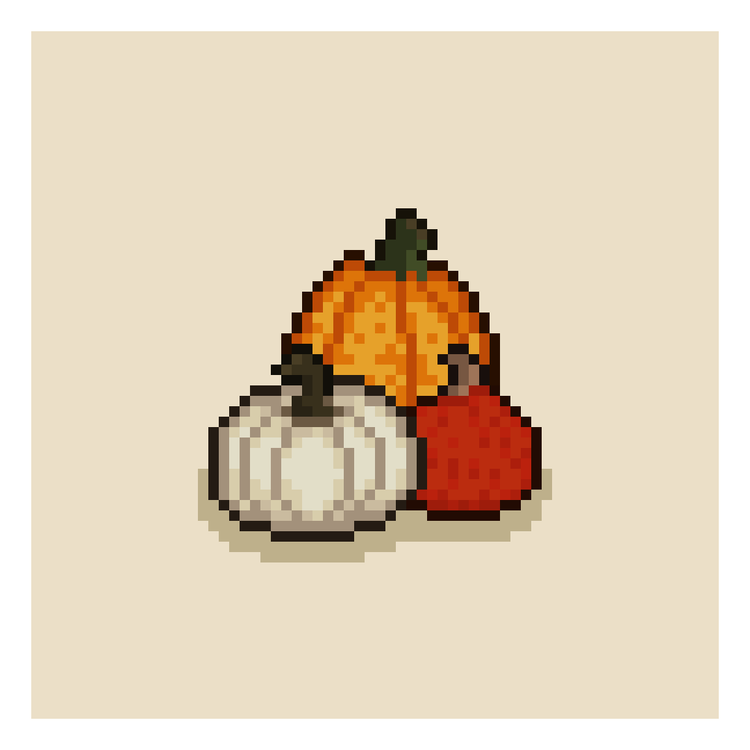 pumpkins pixel art