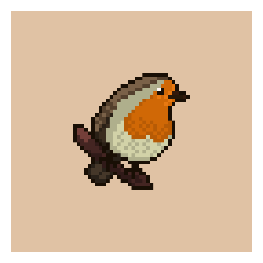 bird pixel art